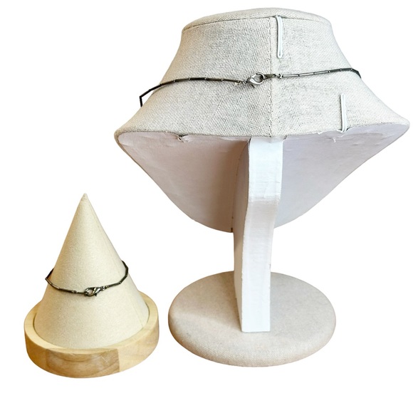 Vintage Southwestern Genuine Turquoise Gemstone Beaded Liquid Silver Set - Picture 3 of 6